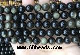 COB768 15.5 inches 10mm round golden obsidian beads wholesale