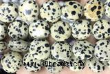 COIN117 15 inches 16mm coin dalmatian jasper beads