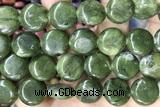 COIN122 15 inches 16mm coin China jade gemstone beads