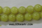 COJ104 15.5 inches 10mm round olive jade beads wholesale