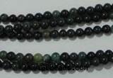 COJ300 15.5 inches 4mm round Indian bloodstone beads wholesale