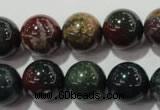 COJ305 15.5 inches 14mm round Indian bloodstone beads wholesale