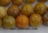 COJ603 15.5 inches 10mm round orpiment jasper beads wholesale