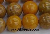 COJ604 15.5 inches 12mm round orpiment jasper beads wholesale