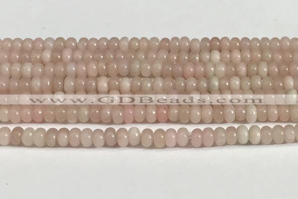 COP1236 15.5 inches 2.5*4mm rondelle Chinese pink opal beads