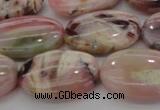 COP1276 15.5 inches 15*20mm oval natural pink opal gemstone beads