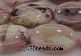 COP1278 15.5 inches 20*30mm oval natural pink opal gemstone beads