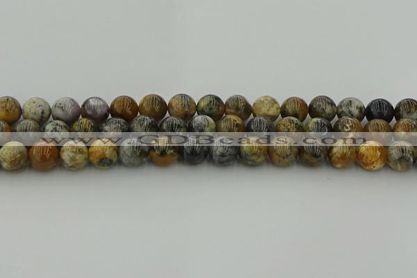 COP1383 15.5 inches 10mm round moss opal gemstone beads whholesale