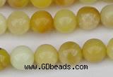 COP1427 15.5 inches 8mm round yellow opal beads wholesale