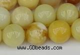 COP1429 15.5 inches 12mm round yellow opal beads wholesale