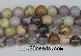 COP1510 15.5 inches 4mm round amethyst sage opal beads wholesale