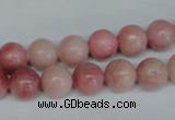 COP154 15.5 inches 12mm round pink opal gemstone beads wholesale