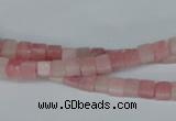 COP157 15.5 inches 4*4mm cube pink opal gemstone beads wholesale