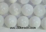 COP1616 15.5 inches 8mm round white opal gemstone beads