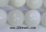 COP1619 15.5 inches 14mm round white opal gemstone beads