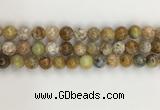 COP1672 15.5 inches 10mm round yellow opal gemstone beads