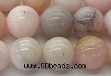 COP1703 15.5 inches 8mm round natural pink opal gemstone beads