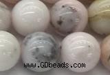 COP1705 15.5 inches 12mm round natural pink opal gemstone beads