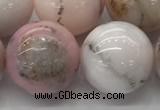 COP1708 15.5 inches 18mm round natural pink opal gemstone beads