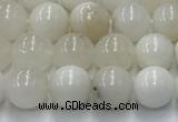 COP1730 15.5 inches 6mm round white opal beads wholesale