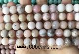 COP1750 15.5 inches 10mm round natural pink opal beads wholesale