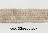 COP1821 15.5 inches 6mm round Chinese pink opal gemstone beads wholesale