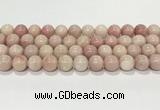 COP1824 15.5 inches 12mm round Chinese pink opal gemstone beads wholesale