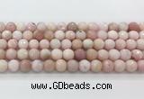 COP1850 15.5 inches 10mm faceted round pink opal gemstone beads wholesale