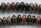 COP202 15.5 inches 7*12mm rondelle natural brown opal gemstone beads