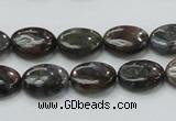 COP269 15.5 inches 10*14mm oval natural grey opal gemstone beads