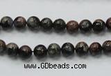 COP282 15.5 inches 6mm round natural grey opal gemstone beads