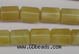 COP340 15.5 inches 10*14mm tube yellow opal gemstone beads