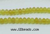 COP350 15.5 inches 4*6mm rondelle yellow opal gemstone beads wholesale