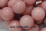 COP407 15.5 inches 18mm round Chinese pink opal gemstone beads