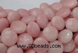 COP413 15.5 inches 10mm flat round Chinese pink opal gemstone beads