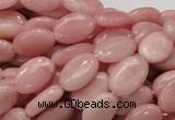 COP417 15.5 inches 8*12mm oval Chinese pink opal gemstone beads