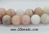 COP44 10mm smooth round natural pink opal beads Wholesale