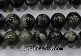 COP454 15.5 inches 10mm round natural grey opal gemstone beads