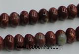 COP519 15.5 inches 6*10mm rondelle red opal gemstone beads wholesale