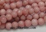 COP52 15.5 inches 7mm round natural pink opal gemstone beads