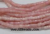 COP57 15.5 inches 2.5*3.5mm column natural pink opal gemstone beads