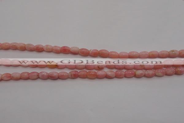 COP85 15.5 inches 4*6mm drum natural pink opal gemstone beads