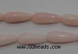 COP87 15.5 inches 8*20mm teardrop natural pink opal gemstone beads