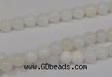 COP901 15.5 inches 8mm round natural white opal gemstone beads