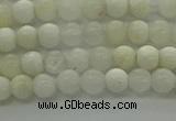 COP920 15.5 inches 4mm round white opal gemstone beads