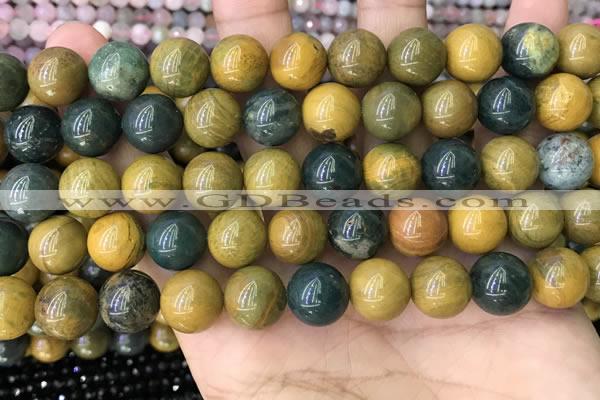 COS304 15.5 inches 12mm round ocean jasper beads wholesale