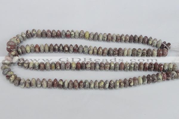 COT07 15.5 inches 5*10mm rondelle osmanthus stone beads