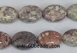 COT09 15.5 inches 13*18mm oval osmanthus stone beads wholesale