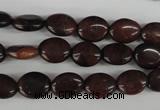 COV11 15.5 inches 8*10mm oval red tiger eye beads wholesale