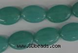 COV121 15.5 inches 13*18mm oval candy jade beads wholesale